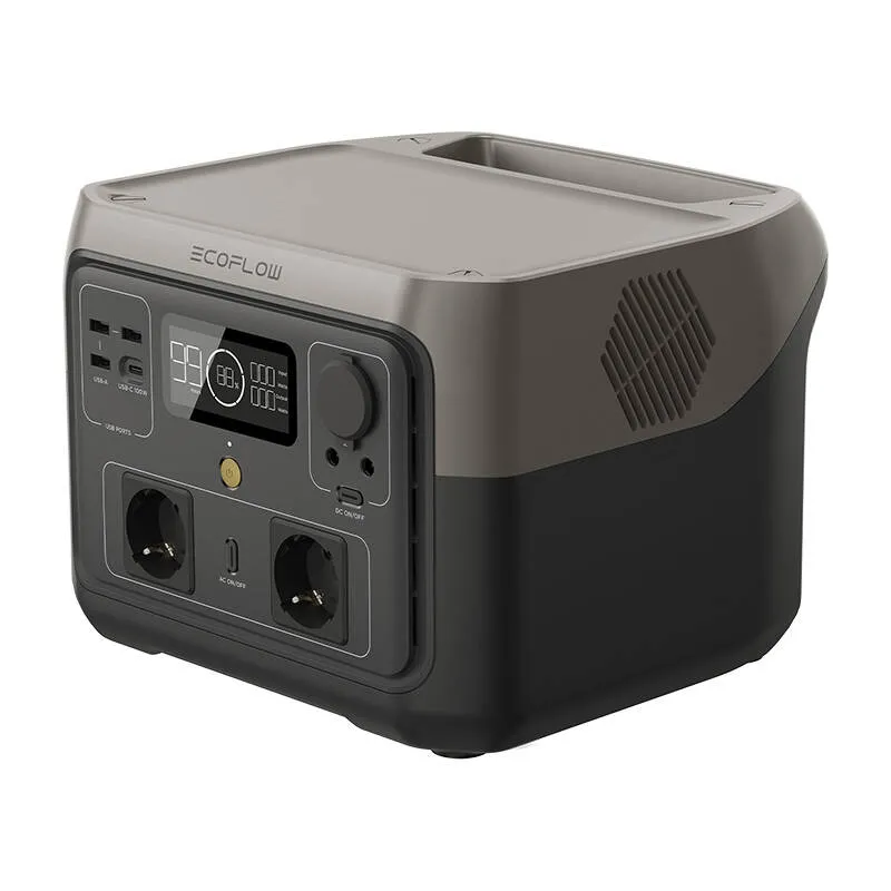 Переносная зарядная станция EcoFlow RIVER 2 Max ZMR610-B-EU 512Wh 500w(1000w max)